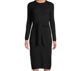 Black sweater dress by mustard seed
